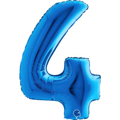 SuperShape Numbers BLUE #4
