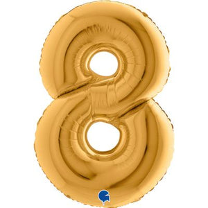 SuperShape Numbers GOLD #8