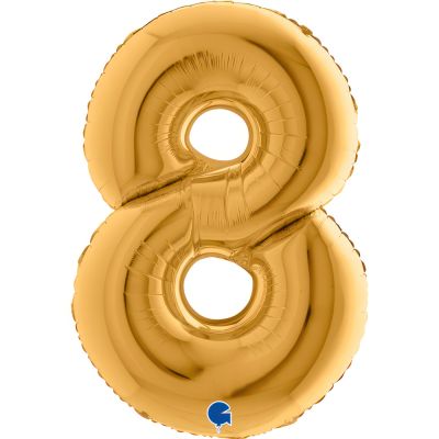 SuperShape Numbers GOLD #8