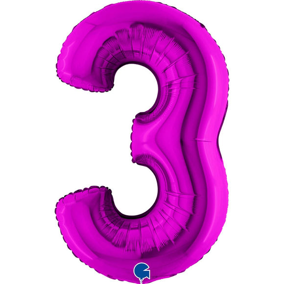 SuperShape Numbers PURPLE #3