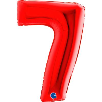 SuperShape Numbers RED #7