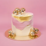 Sprinks Gold Disco Ball Toppers 12Pk