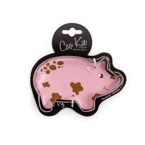 COO KIE PIG COOKIE CUTTER