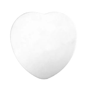 Mondo 3mm Heart Shaped Cake Board White 10"