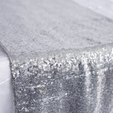 SILVER SEQUIN TABLE RUNNER