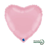 45cm Foil Balloon - Pastel Pink Heart