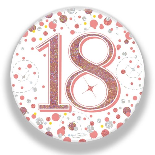 SPARKLING FIZZ ROSE GOLD BADGE #18