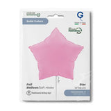 Grabo Foil Solid Colour Star 46cm Soft Matte Sakura Pink