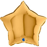 Grabo Foil Solid Colour Star 46cm Gold