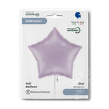 Grabo Foil Solid Colour Star 46cm Lilac