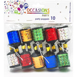 Alpen Occasions Party Poppers 10 Pk