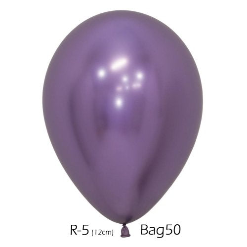 Sempertex Reflex Violet 12cm Balloons 50 Pack