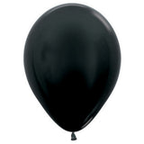 Sempertex 30cm Latex Balloon - Metallic Black