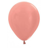 Sempertex 30cm Latex Balloon - Metallic Rose Gold