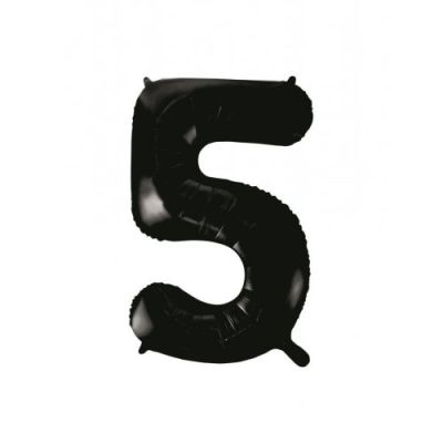 Mid 86cm Numbers Black #5