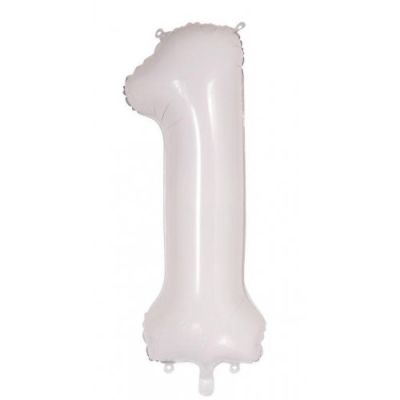 Mid 86cm Numbers WHITE #1