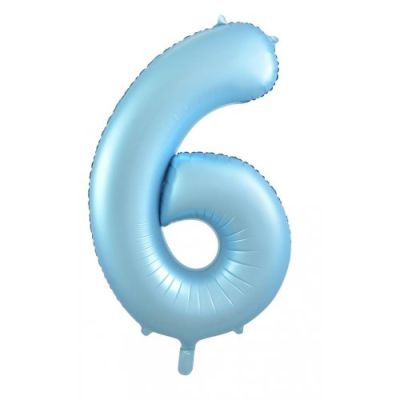 SuperShape Numbers PASTEL BLUE #6