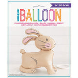 Unique Foil Shape 60.9cm Standing Bunny