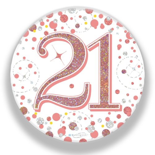 SPARKLING FIZZ ROSE GOLD BADGE #21