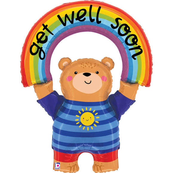 SuperShape Foil - GET WELL SOON BEAR