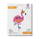 Betallic Foil Shape 107cm Flamingo Birthday