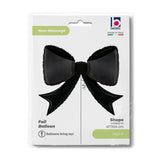 Betallic Foil Shape 104cm Black Bow