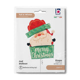 Betallic Foil Shape 84cm Timeless Christmas Santa