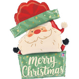 Betallic Foil Shape 84cm Timeless Christmas Santa