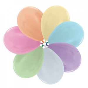 SATIN  PASTEL Assorted Latex Balloons - 25 Pack