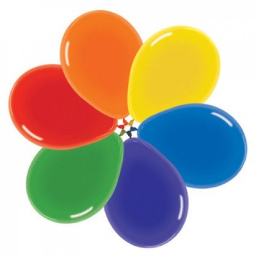 METALLIC Assorted Latex Balloons - 25 Pack