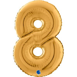 Mid 66cm Numbers GOLD #8
