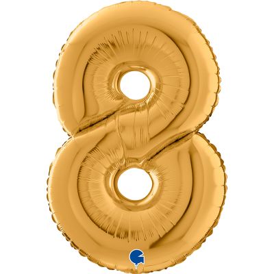 Mid 66cm Numbers GOLD #8