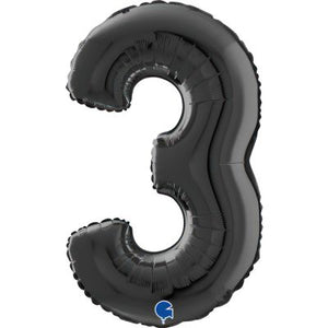 Mid 66cm Numbers BLACK #3