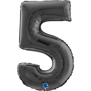 Mid 66cm Numbers BLACK #5