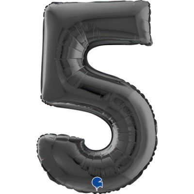 Mid 66cm Numbers BLACK #5