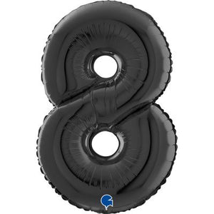 Mid 66cm Numbers BLACK #8