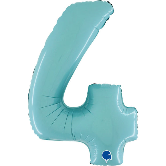 SuperShape Numbers PASTEL BLUE #4