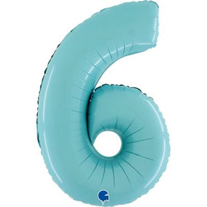 SuperShape Numbers PASTEL BLUE #6