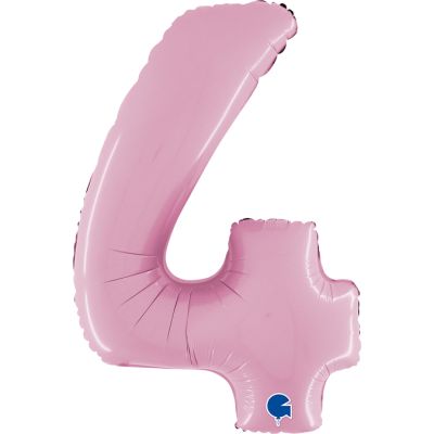 Mid 66cm Numbers PASTEL PINK #4