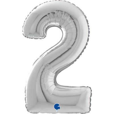 Mid 66cm Numbers SILVER #2