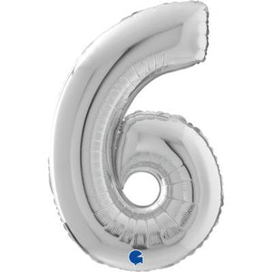 SuperShape Numbers SILVER #6