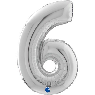 SuperShape Numbers SILVER #6