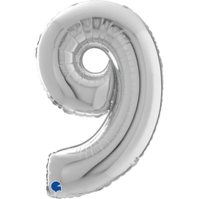 SuperShape Numbers SILVER #9