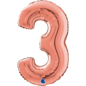 SuperShape Numbers ROSE GOLD #3