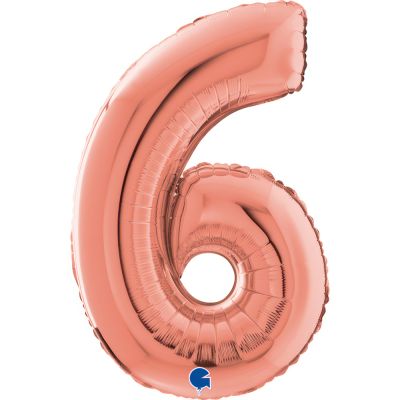 Mid 66cm Numbers ROSE GOLD #6