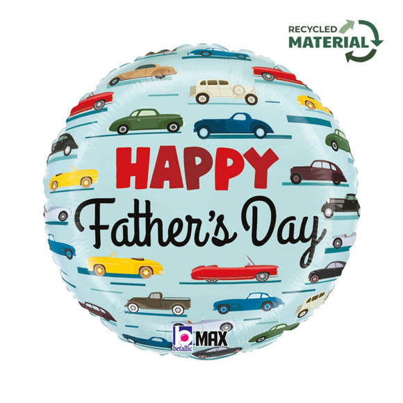 45cm Foil - Father's Day Classic Cars