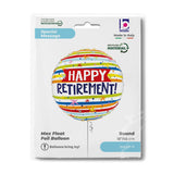 45cm Foil Balloon - HAPPY RETIREMENT
