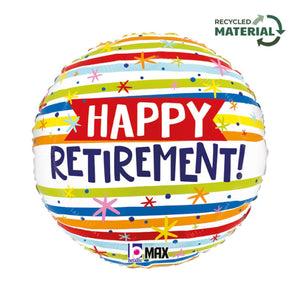 45cm Foil Balloon - HAPPY RETIREMENT