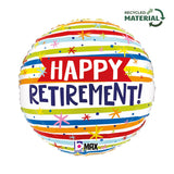 45cm Foil Balloon - HAPPY RETIREMENT