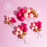 Sprinks Cake Ball Toppers Pretty In Pink 32Pk